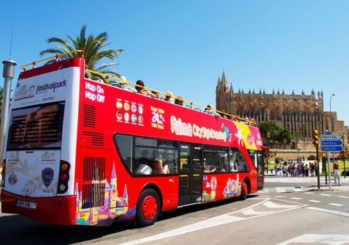 buchen online tickets karten eintrittskarten Fahrkarte Touristikbus City Sightseeing Palma de Mallorca